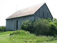 the barn